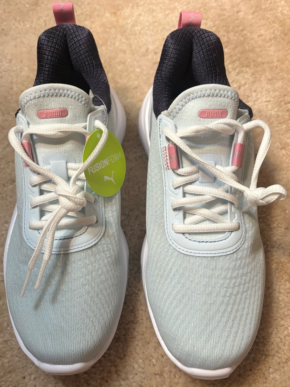 PUMA Women’s Sneakers - Fusion Foam - Icy Blue Pink - Size 7 NWT